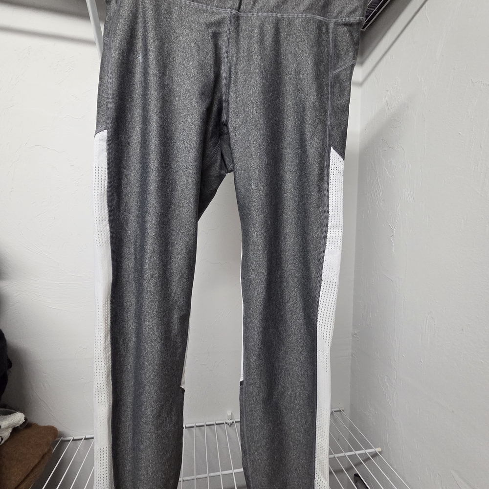 Under Armour Gray and White Leggings